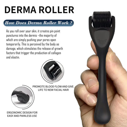 Beard Growth Oil with Microneedle Roller